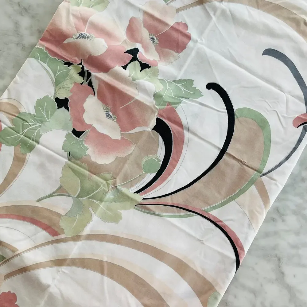 Vintage Sheet Springmaid Anastasia Twin Flat 80's Andre Richard Dressmaking DIY